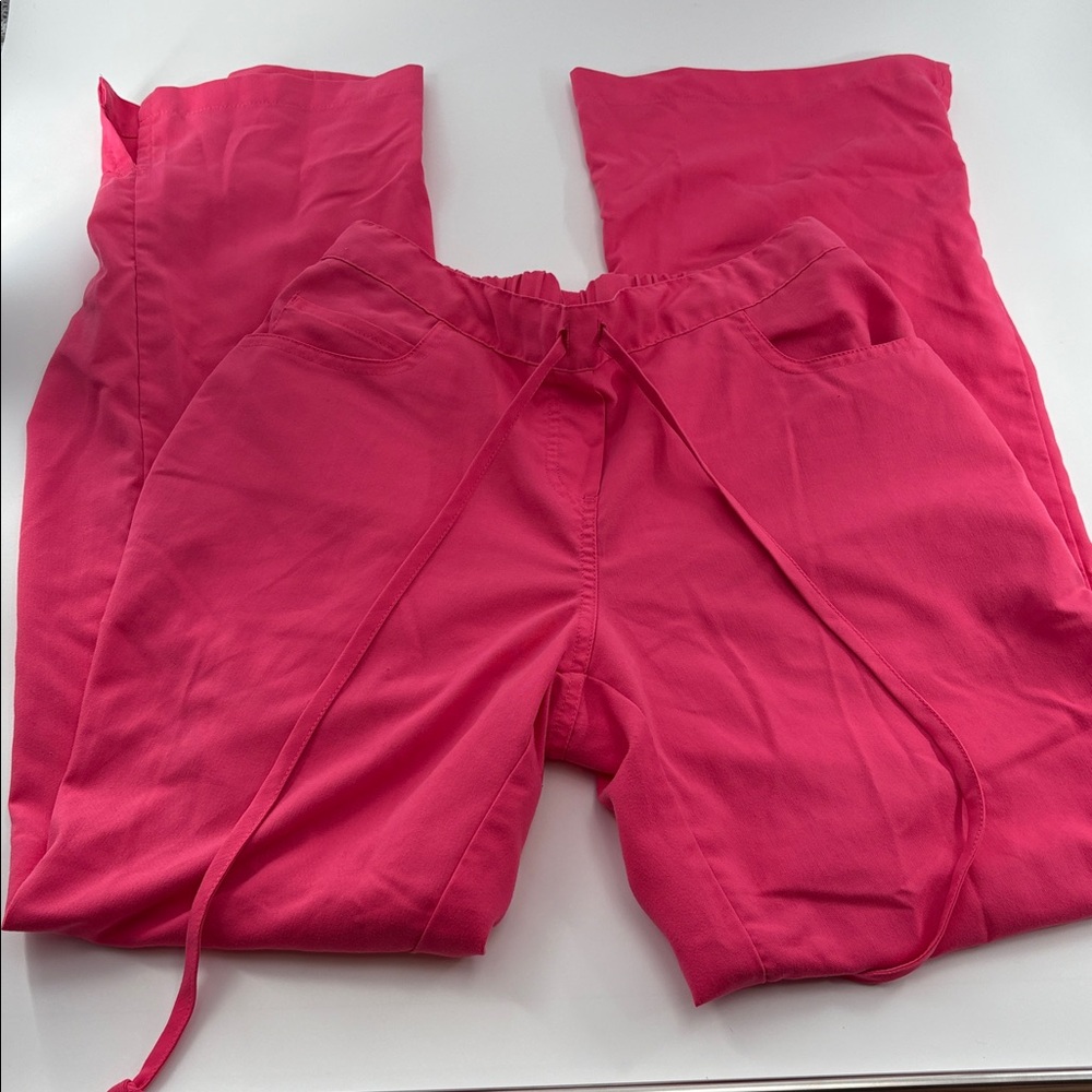 Greys Anatomy Straight Leg Scrub Pants Pink Women's Nursing Uniform